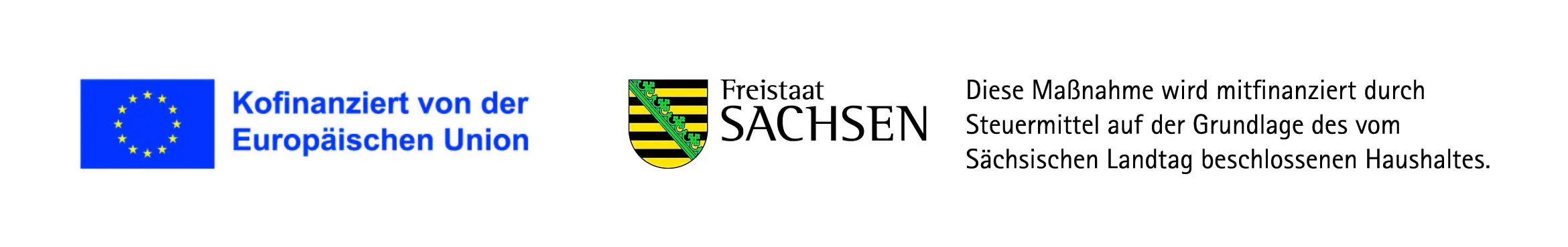 Kofinanziert von der Europäischen Union und dem Freistaat Sachsen